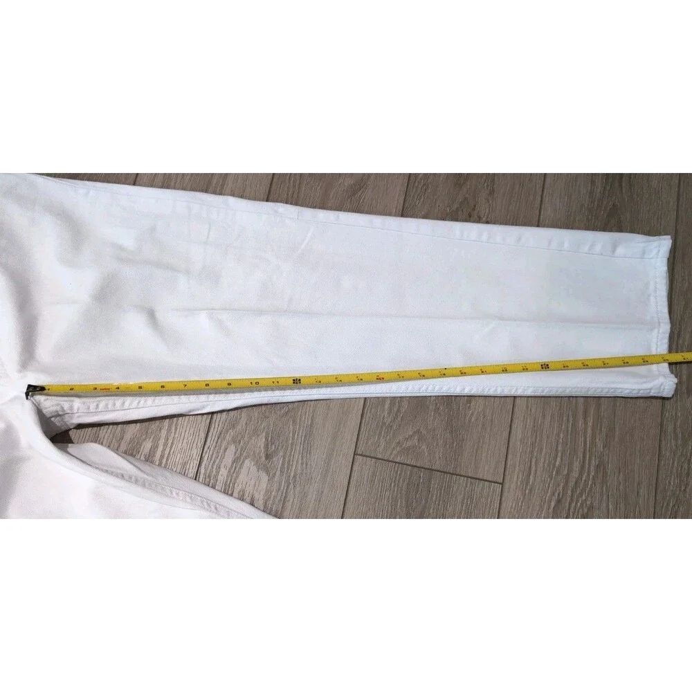 VINTAGE GENES BLACK LABEL SLIM FIT COMFORT  WHITE DENIM JEANS MEN'S SZ 38X30 EUC